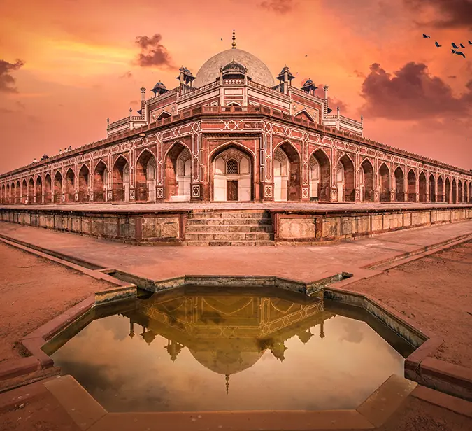 Humayun's tomb in Delhi, India