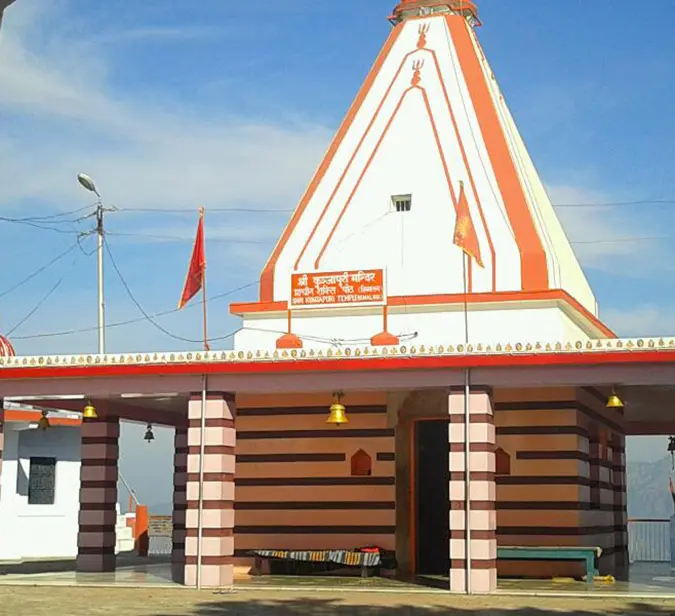 Sacred Kunjapuri Temple, known for breathtaking sunrise views and Himalayan spiritual energy.