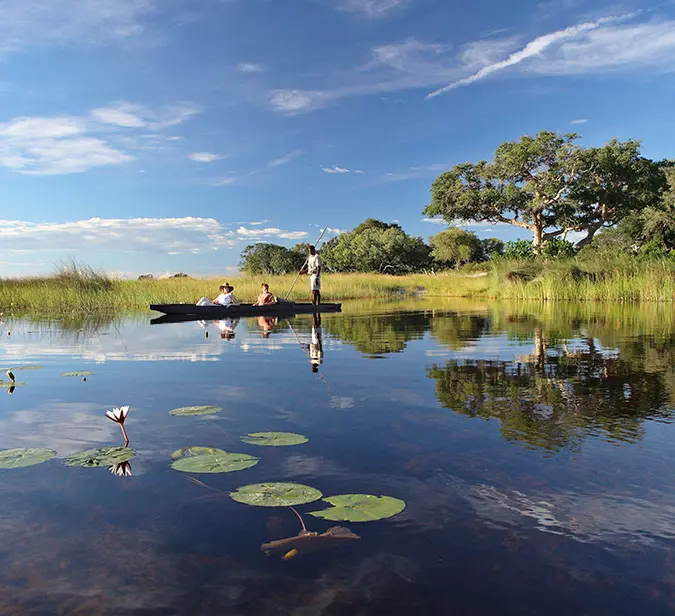 boat cruise on Kavango river in Rundu, Namibia