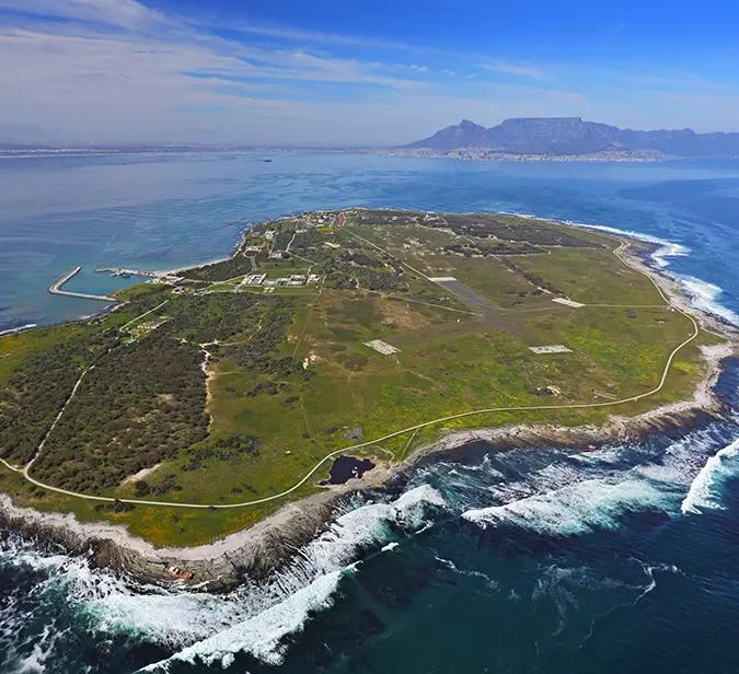 UNESCO-listed Robben Island, once home to Nelson Mandela’s prison.