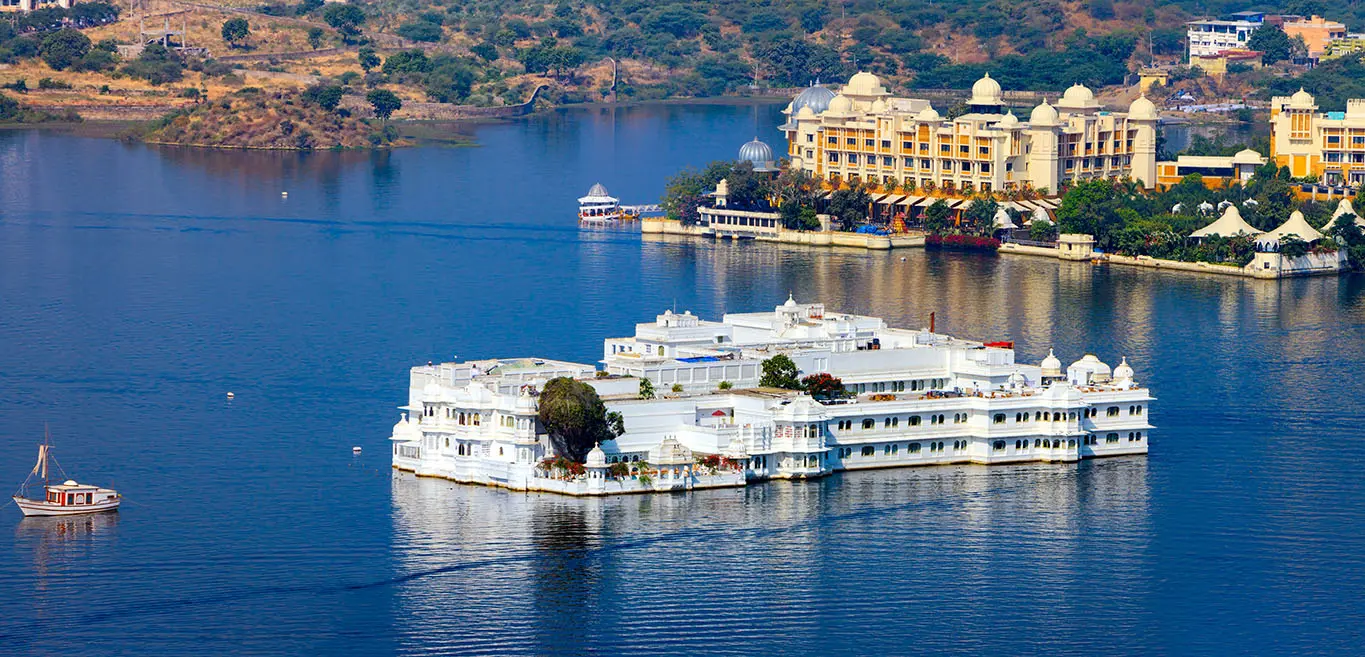 Taj Lake Palace in Lake Pichola